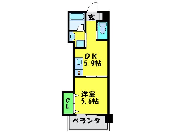 ハイツ・カトレヤの物件間取画像